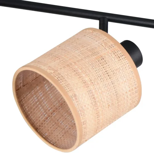 SPOT 4 LUMIÈRES AVEC ABAT-JOURS EN ALGUES MARINES E14 TERESA