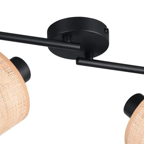 SPOT 4 LUMIÈRES AVEC ABAT-JOURS EN ALGUES MARINES E14 TERESA