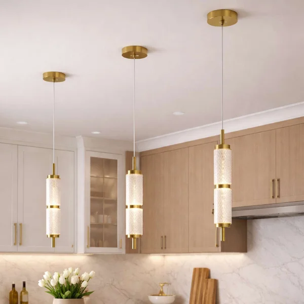 LAMPE DE PLAFOND LED 8W 3000-6500K DORÉE AMBARINA