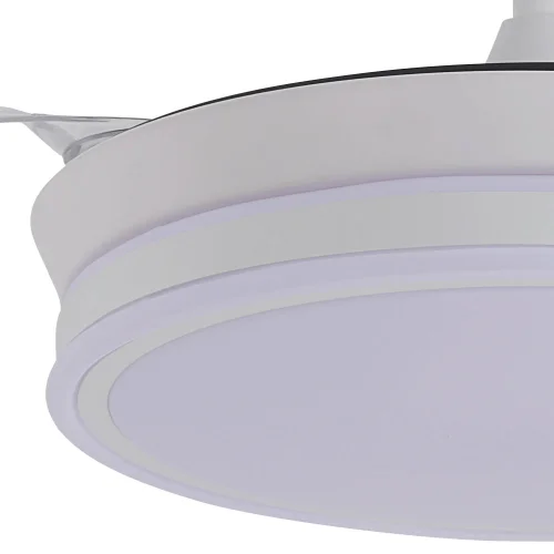 VENTILATEUR DE PLAFOND LED 40W RÉGLABLE AVEC PALES RÉTRACTABLES DARIEL