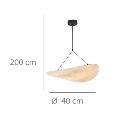 LAMPE DE PLAFOND LED 9W 3000K 40CM NIVA