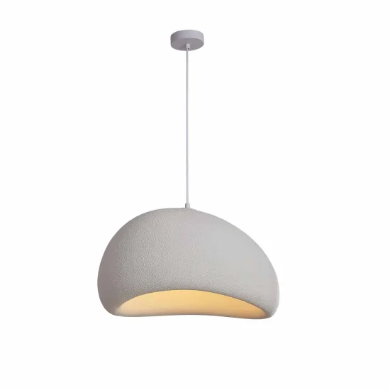 LAMPE DE PLAFOND 1 LUMIÈRE E27 40CM BLANCHE VANIA 2
