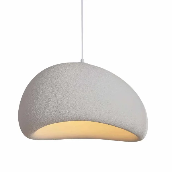 LAMPE DE PLAFOND 1 LUMIÈRE E27 40CM BLANCHE VANIA