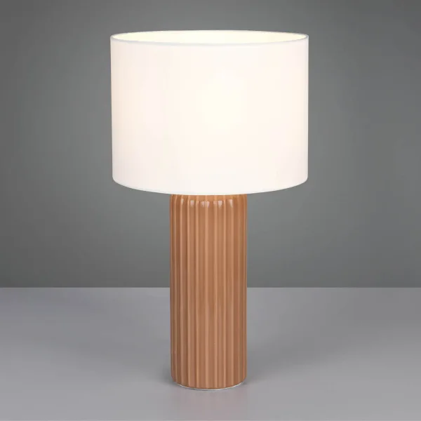 LAMPE DE TABLE EN CÉRAMIQUE MOKKA E27 51CM THALEN