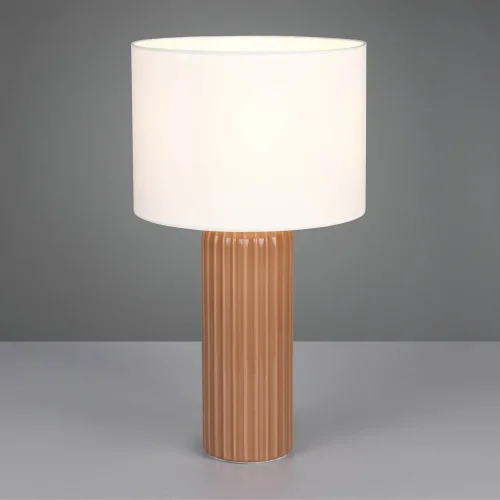 LAMPE DE TABLE EN CÉRAMIQUE MOKKA E27 51CM THALEN