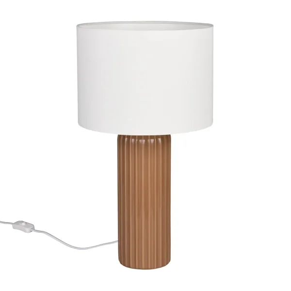 LAMPE DE TABLE EN CÉRAMIQUE MOKKA E27 51CM THALEN