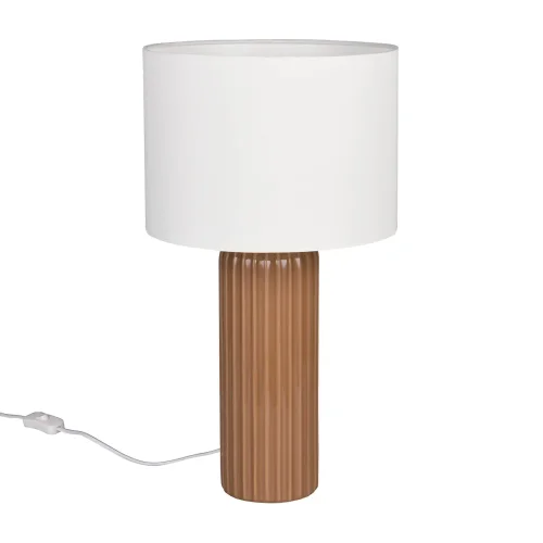 LAMPE DE TABLE EN CÉRAMIQUE MOKKA E27 51CM THALEN