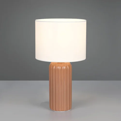 LAMPE DE TABLE EN CÉRAMIQUE MOKKA E27 36CM THALEN