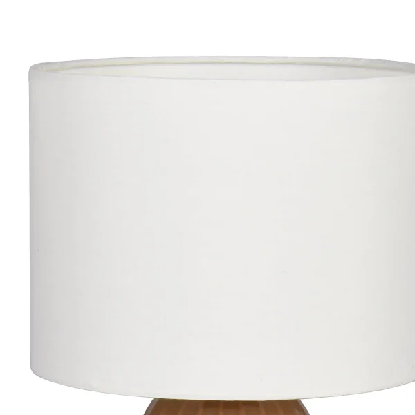 LAMPE DE TABLE EN CÉRAMIQUE MOKKA E27 36CM THALEN