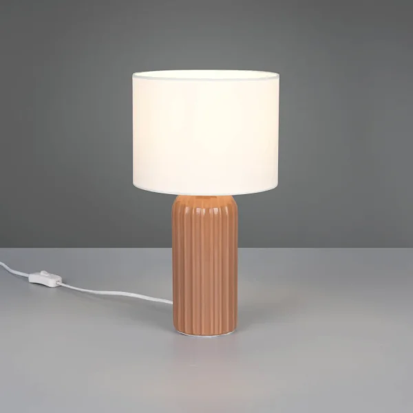 LAMPE DE TABLE EN CÉRAMIQUE MOKKA E27 36CM THALEN