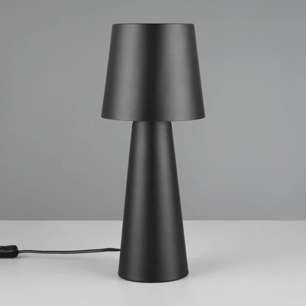 LAMPE DE TABLE MÉTAL NOIR E27 OBELVIA