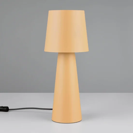 LAMPE DE TABLE EN MÉTAL BEIGE E27 OBELVIA 2