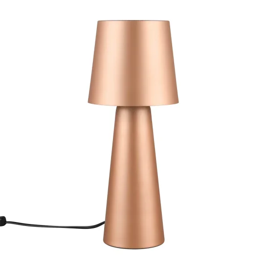 LAMPE DE TABLE EN MÉTAL MARRON E27 OBELVIA 2