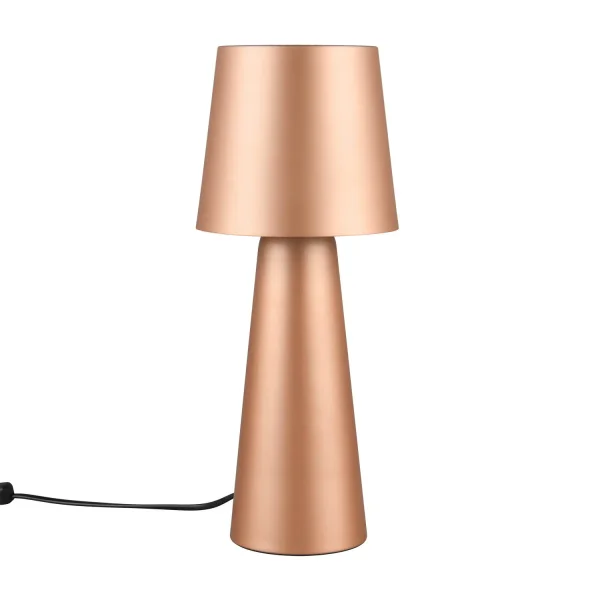 LAMPE DE TABLE EN MÉTAL MARRON E27 OBELVIA