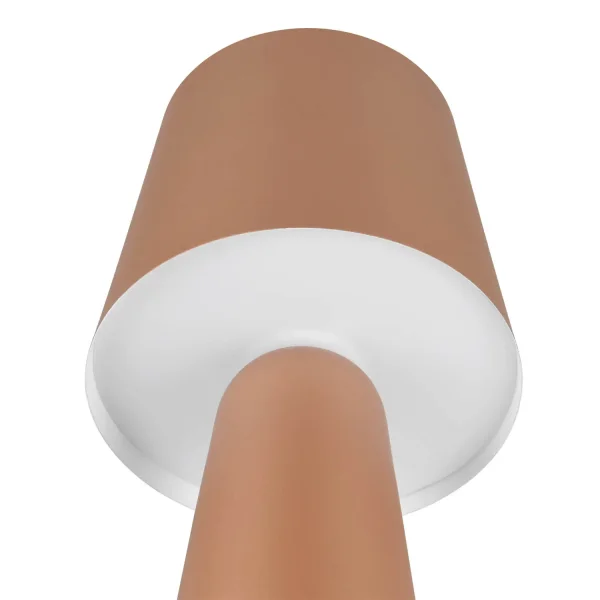 LAMPE DE TABLE EN MÉTAL MARRON E27 OBELVIA