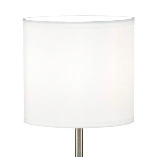 LAMPE DE TABLE MÉTAL NICKEL SATINÉ E14 MIRABELLA 2