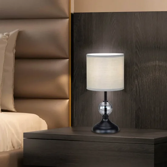 LAMPE DE TABLE MÉTAL NOIR E14 MIRABELLA 2