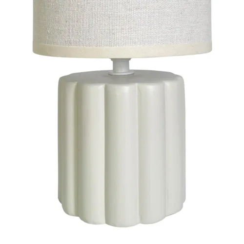 LAMPE DE TABLE CÉRAMIQUE BLANCHE E14 BONNIE