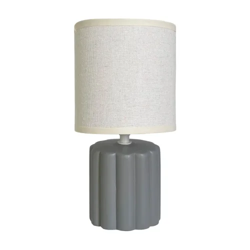 LAMPE DE TABLE CÉRAMIQUE GRIS E14 BONNIE