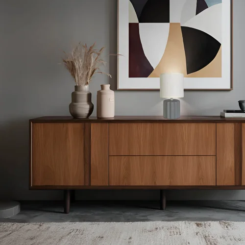 LAMPE DE TABLE CÉRAMIQUE GRIS E14 BONNIE