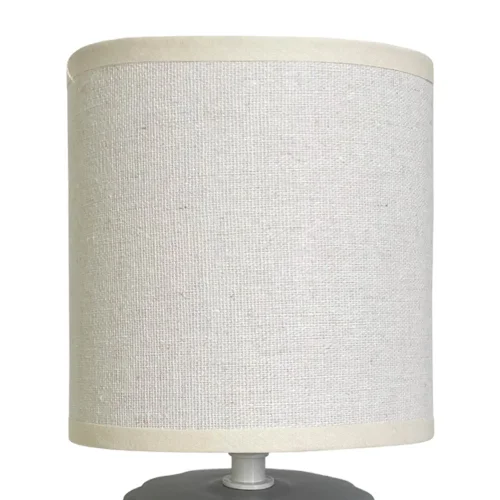 LAMPE DE TABLE CÉRAMIQUE GRIS E14 BONNIE
