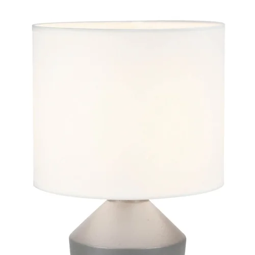 LAMPE DE TABLE EN CÉRAMIQUE GRISE 52 CM BASILEA