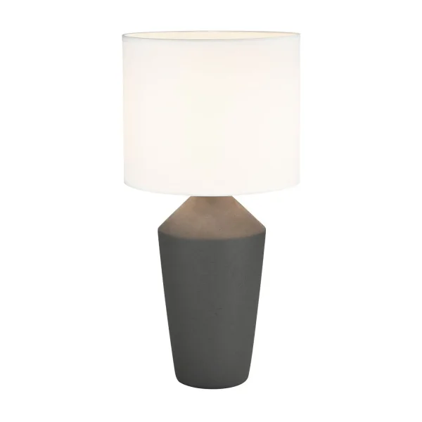 LAMPE DE TABLE EN CÉRAMIQUE MARRON 52 CM BASILEA