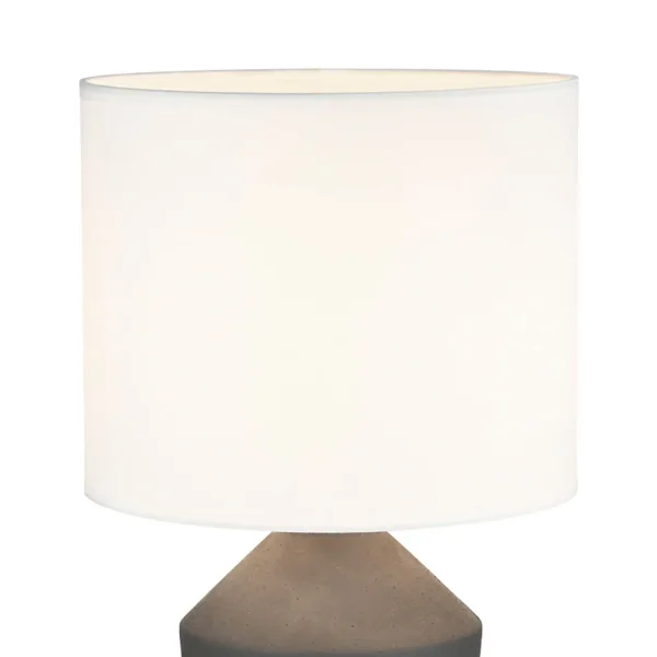 LAMPE DE TABLE EN CÉRAMIQUE MARRON 52 CM BASILEA