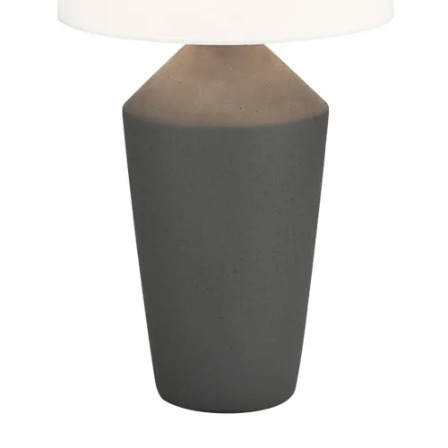 LAMPE DE TABLE EN CÉRAMIQUE MARRON 52 CM BASILEA