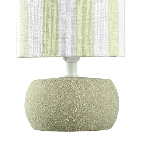 LAMPE DE TABLE EN CÉRAMIQUE VERTE E14 27 CM ZAIRE