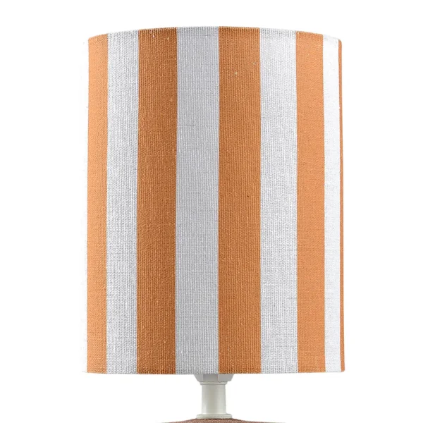 LAMPE DE TABLE EN CÉRAMIQUE MARRON E14 27 CM ZAIRE