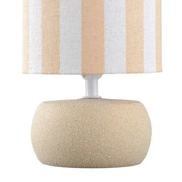 LAMPE DE TABLE EN CÉRAMIQUE SABLE E14 27 CM ZAIRE