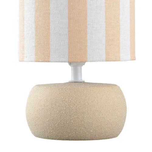 LAMPE DE TABLE EN CÉRAMIQUE SABLE E14 27 CM ZAIRE