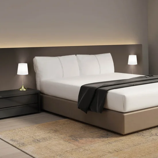 LAMPE DE TABLE MÉTAL BRONZE VIEILLI E14 THARION 2