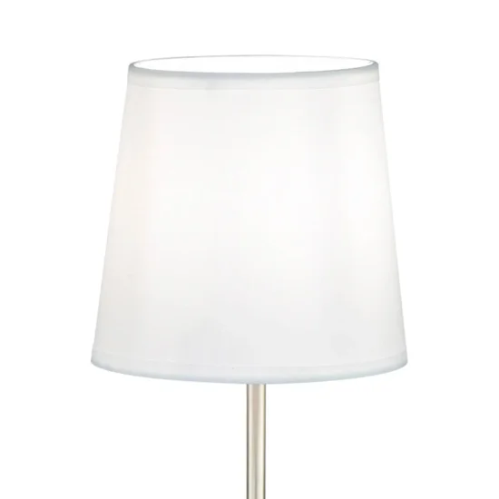 LAMPE DE TABLE MÉTAL NICKEL SATINÉ E14 THARION 2