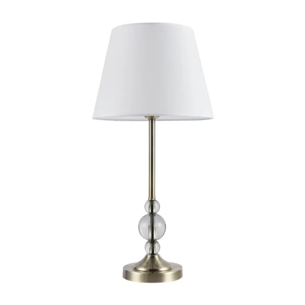 LAMPE DE TABLE EN MÉTAL BRONZE VIEILLI E27 KAELIS