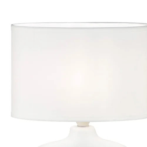 LAMPE DE TABLE CÉRAMIQUE BLANCHE E14 MALDEN