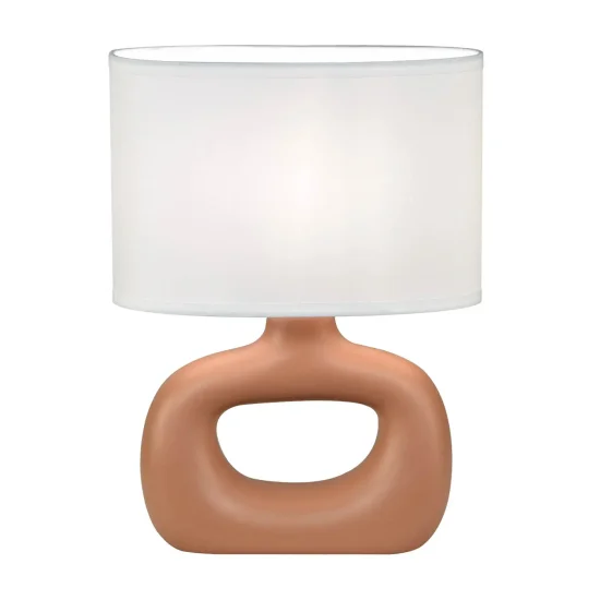 LAMPE DE TABLE CÉRAMIQUE TERRACOTTA E14 MALDEN