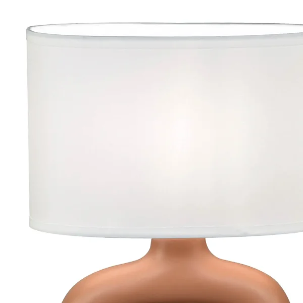 LAMPE DE TABLE CÉRAMIQUE TERRACOTTA E14 MALDEN