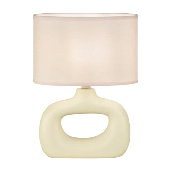 LAMPE DE TABLE CÉRAMIQUE VANILLE E14 MALDEN