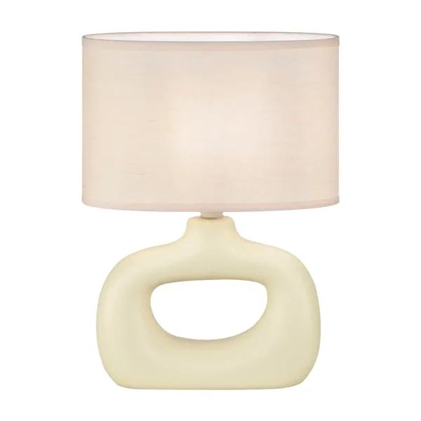 LAMPE DE TABLE CÉRAMIQUE VANILLE E14 MALDEN