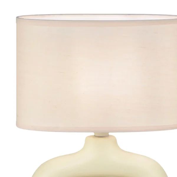 LAMPE DE TABLE CÉRAMIQUE VANILLE E14 MALDEN