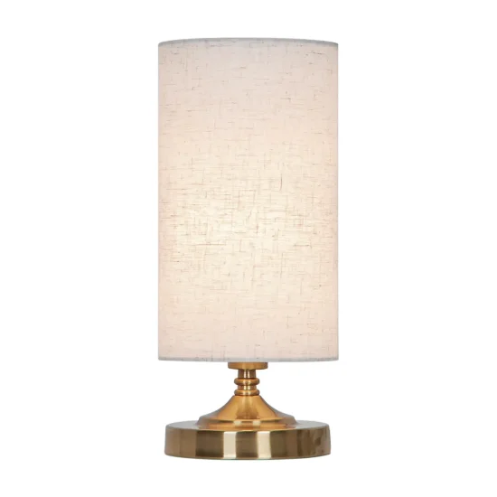 LAMPE DE TABLE EN MÉTAL BRONZE VIEILLI E14 TRIELLA