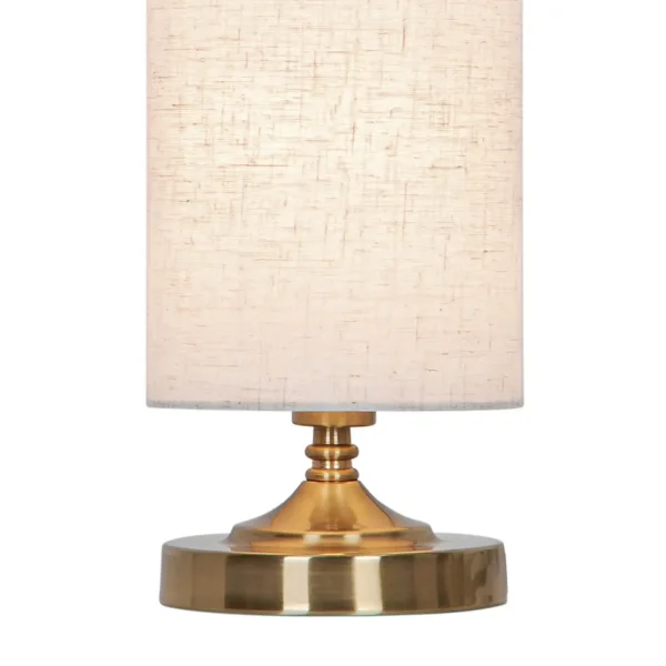LAMPE DE TABLE EN MÉTAL BRONZE VIEILLI E14 TRIELLA