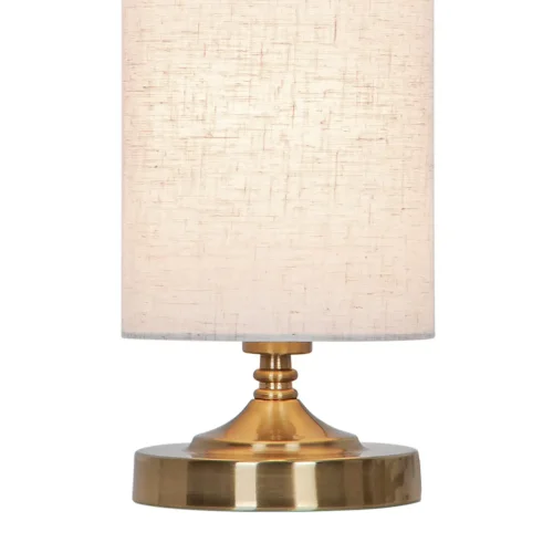 LAMPE DE TABLE EN MÉTAL BRONZE VIEILLI E14 TRIELLA