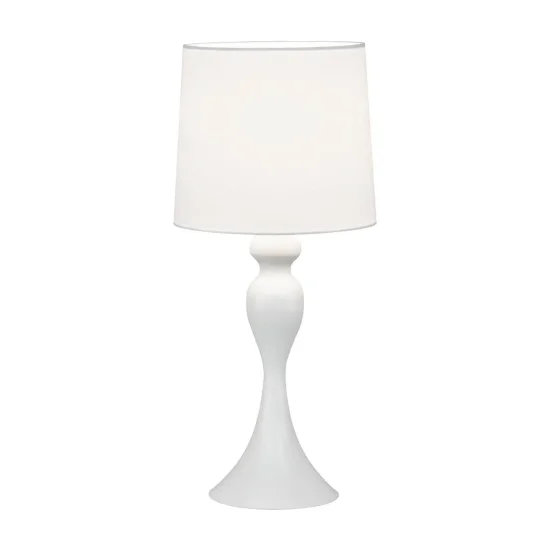 LAMPE DE TABLE EN MÉTAL BLANC E27 ARLISSE