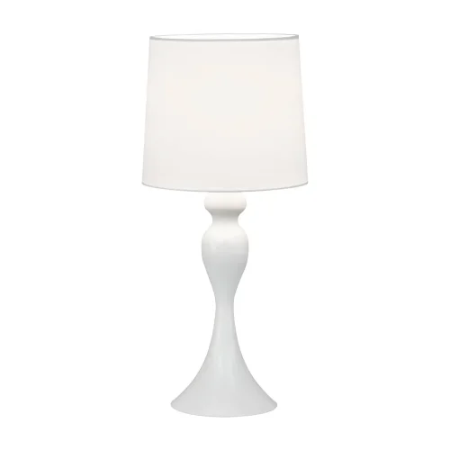 LAMPE DE TABLE EN MÉTAL BLANC E27 ARLISSE