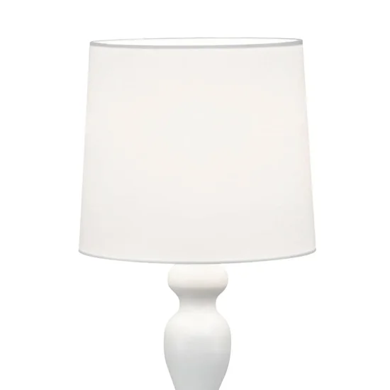 LAMPE DE TABLE EN MÉTAL BLANC E27 ARLISSE 2