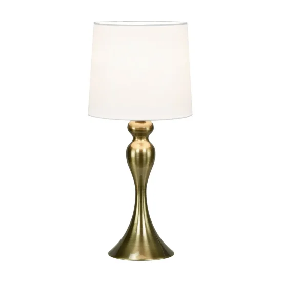 LAMPE DE TABLE EN MÉTAL BRONZE VIEILLI E27 ARLISSE