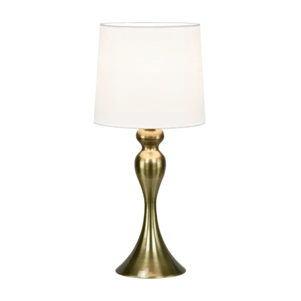 LAMPE DE TABLE EN MÉTAL BRONZE VIEILLI E27 ARLISSE